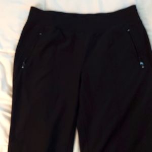 Black Crop Jogging Pants